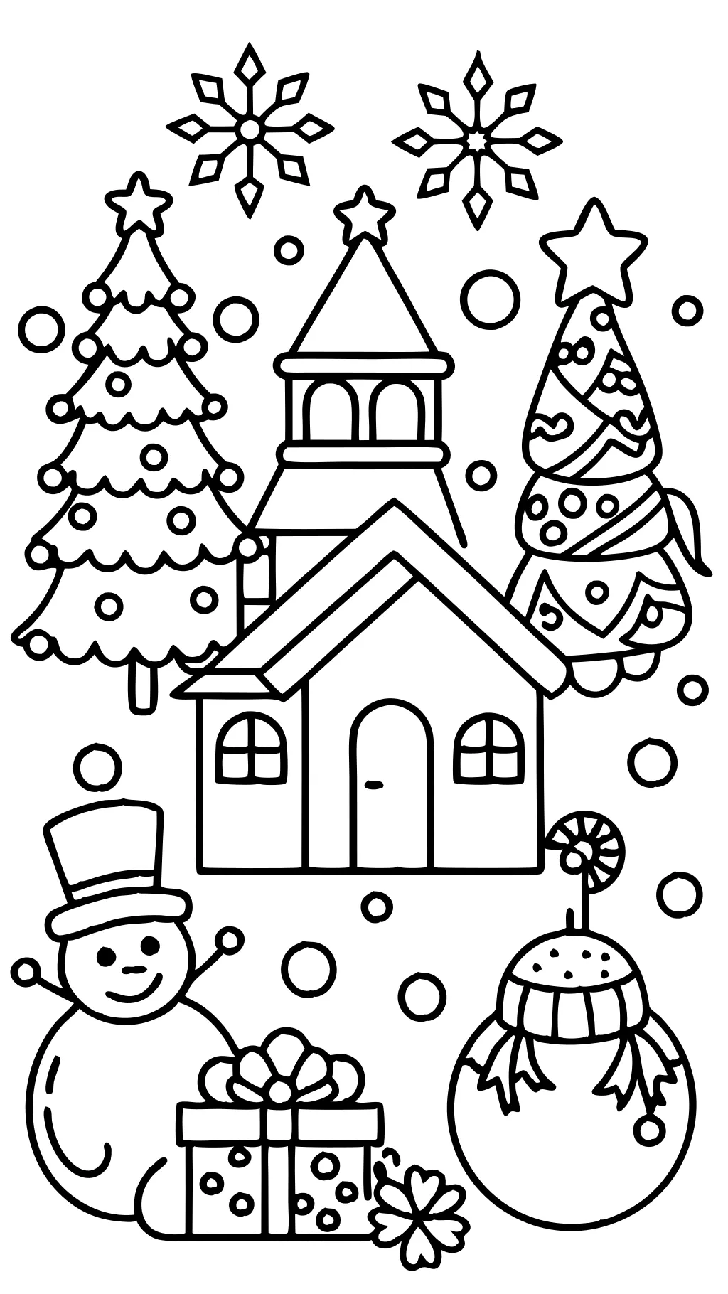 happy holidays coloring pages